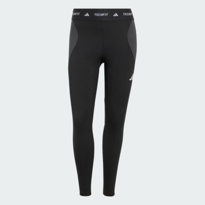 Calça legging Techfit Workout Color Block 7/8 adidas Performance Preto