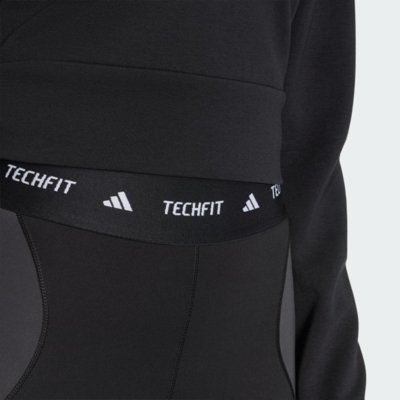 Calça legging Techfit Workout Color Block 7/8 adidas Performance Preto