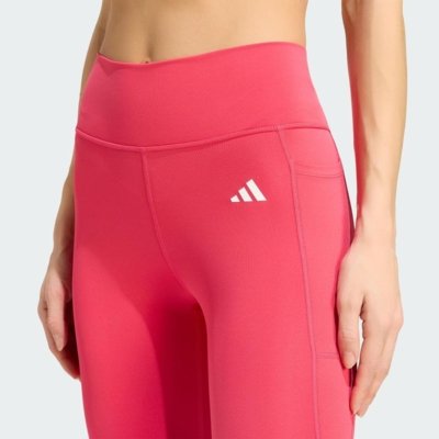 Calça legging longa Optimé Essentials Stash Pocket adidas Performance Rosa