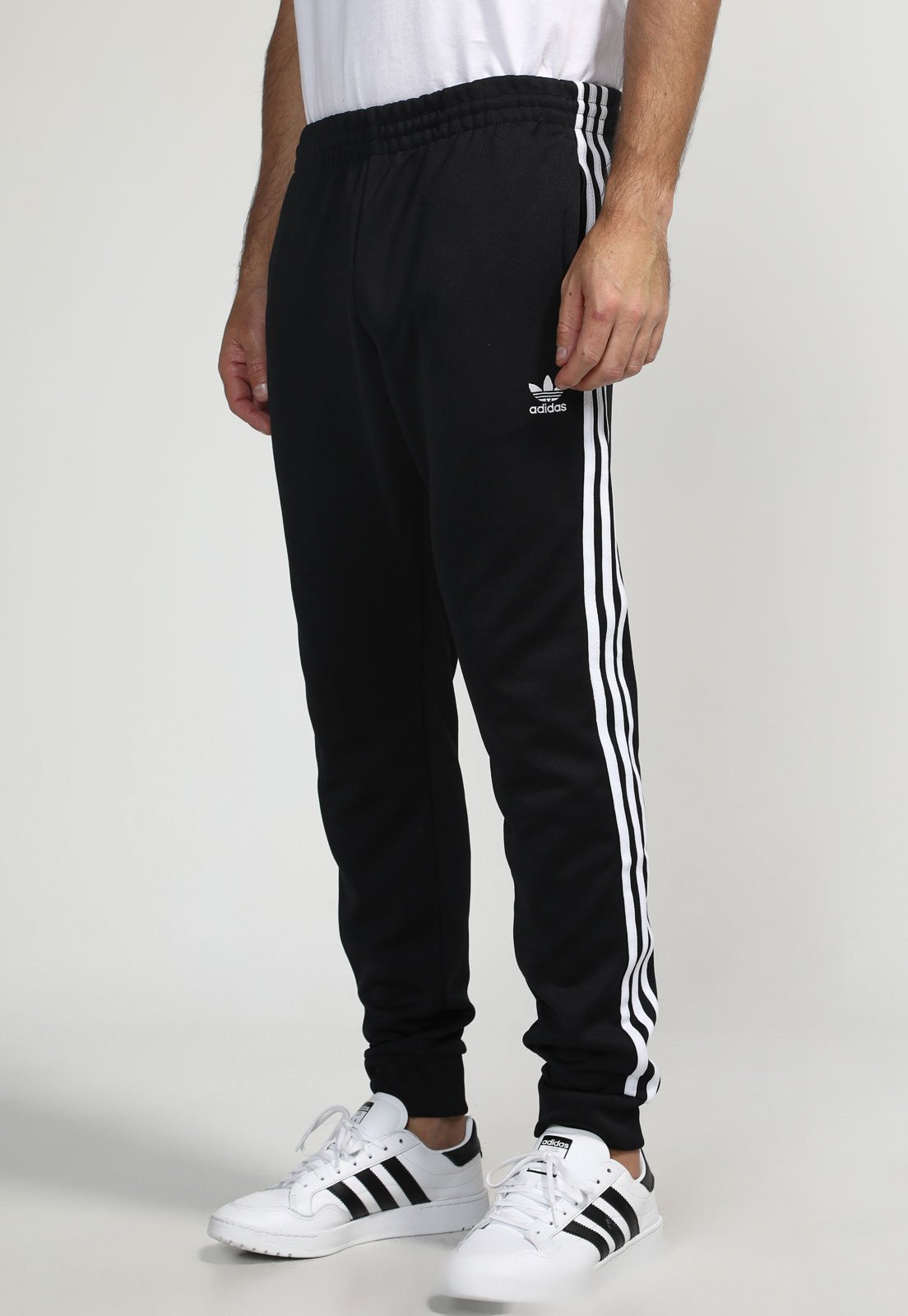 Cal a adidas Performance Jogger Stt Tp P Blue Preta Faz a Boa