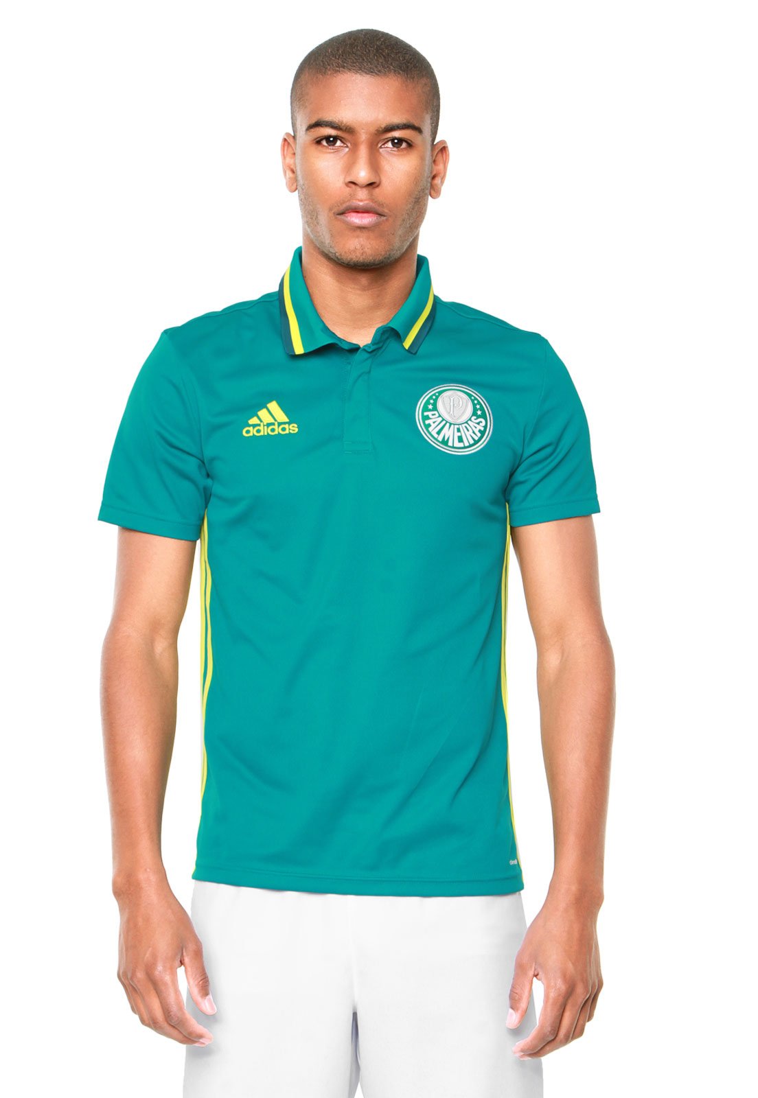 A nueve labio blanco como la nieve Camisa Polo adidas Torcedor Palmeiras Verde - Compre Agora | Dafiti Brasil