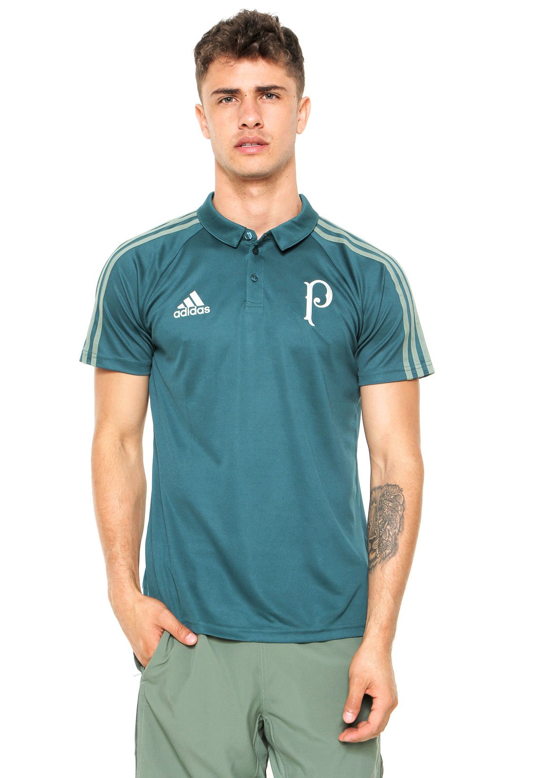 Camisa Polo adidas Palmeiras Verde - Compre Agora | Kanui Brasil