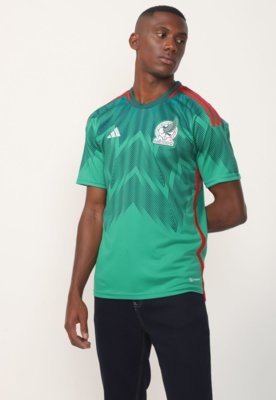Camisa adidas Performance Federação Mexicana Verde Menor preço em Camisa adidas Performance Federação Mexicana Verde