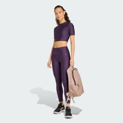 Camiseta Brilhante Workout Essentials adidas Performance Roxo