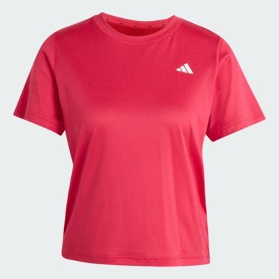Camiseta Gola Careca Workout Essentials adidas Performance Rosa