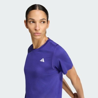 Camiseta Gola Careca Workout Essentials adidas Performance Roxo