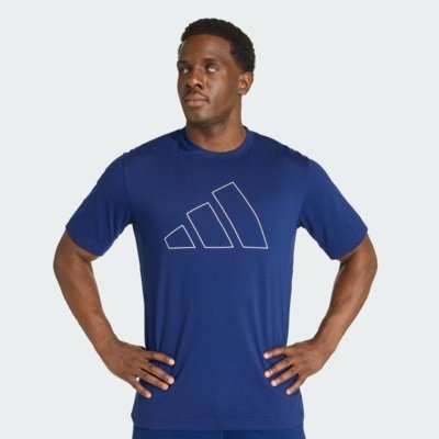 Camiseta Logo Feelready Workout Essentials adidas Performance Azul