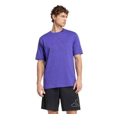 Camiseta Logo Feelready Workout Essentials adidas Performance Roxo