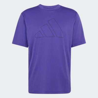 Camiseta Logo Feelready Workout Essentials adidas Performance Roxo