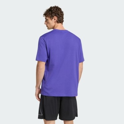 Camiseta Logo Feelready Workout Essentials adidas Performance Roxo