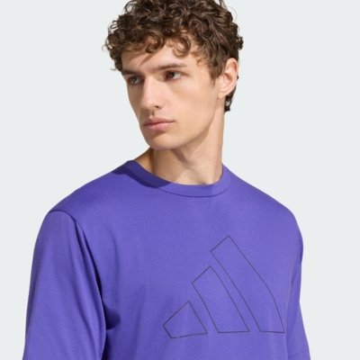 Camiseta Logo Feelready Workout Essentials adidas Performance Roxo