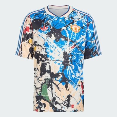Camiseta Stone Roses Manchester United adidas Performance Multicolorido