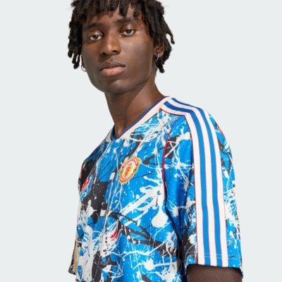 Camiseta Stone Roses Manchester United adidas Performance Multicolorido