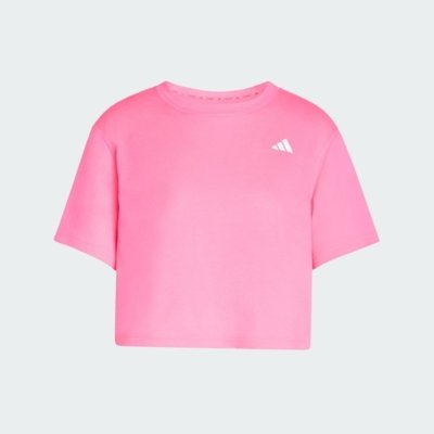 Camiseta Treino Boxy Essentials adidas Performance Rosa