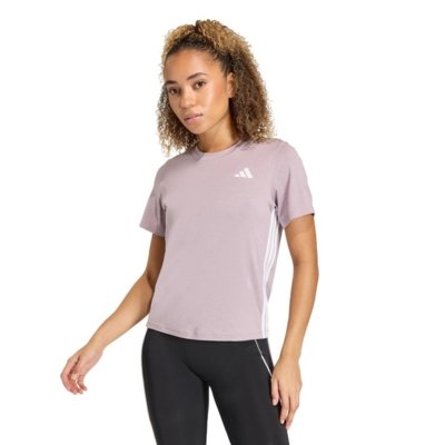 Camiseta Treino Essentials 3-Stripes adidas Performance Roxo