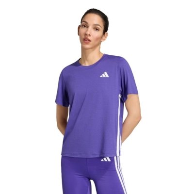 Camiseta Treino Essentials 3-Stripes adidas Performance Roxo