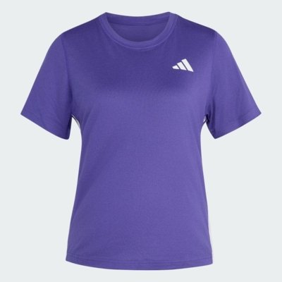 Camiseta Treino Essentials 3-Stripes adidas Performance Roxo