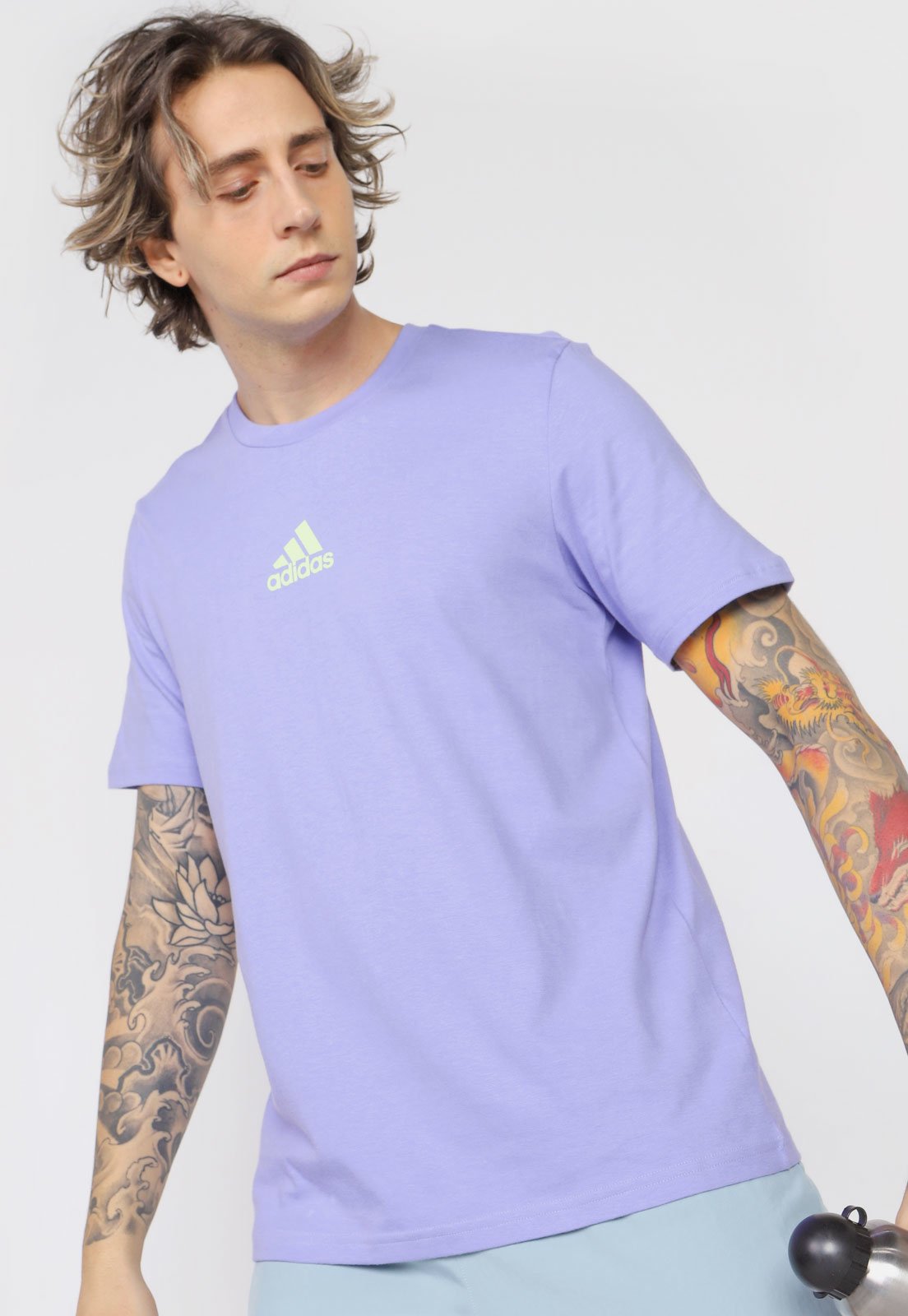 Blusa store adidas lilas