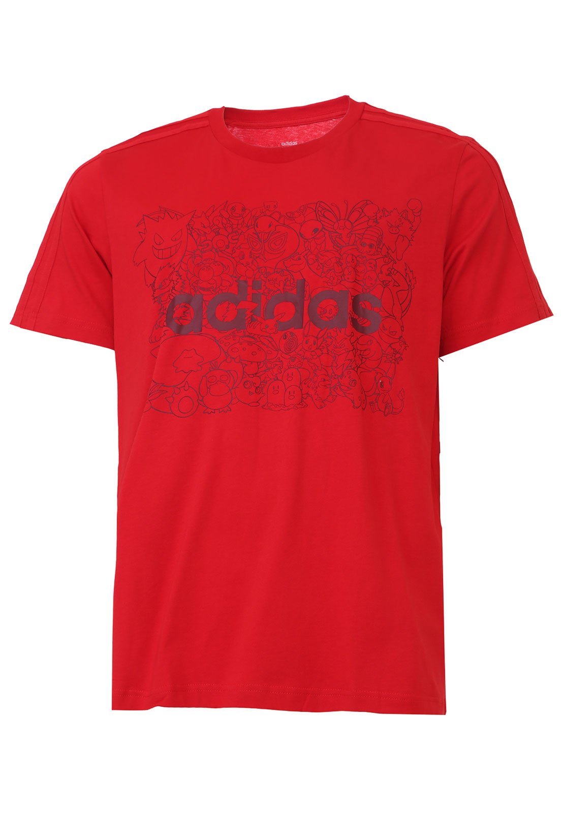 Camiseta adidas Performance Pok mon Logo Vermelha Compre Agora