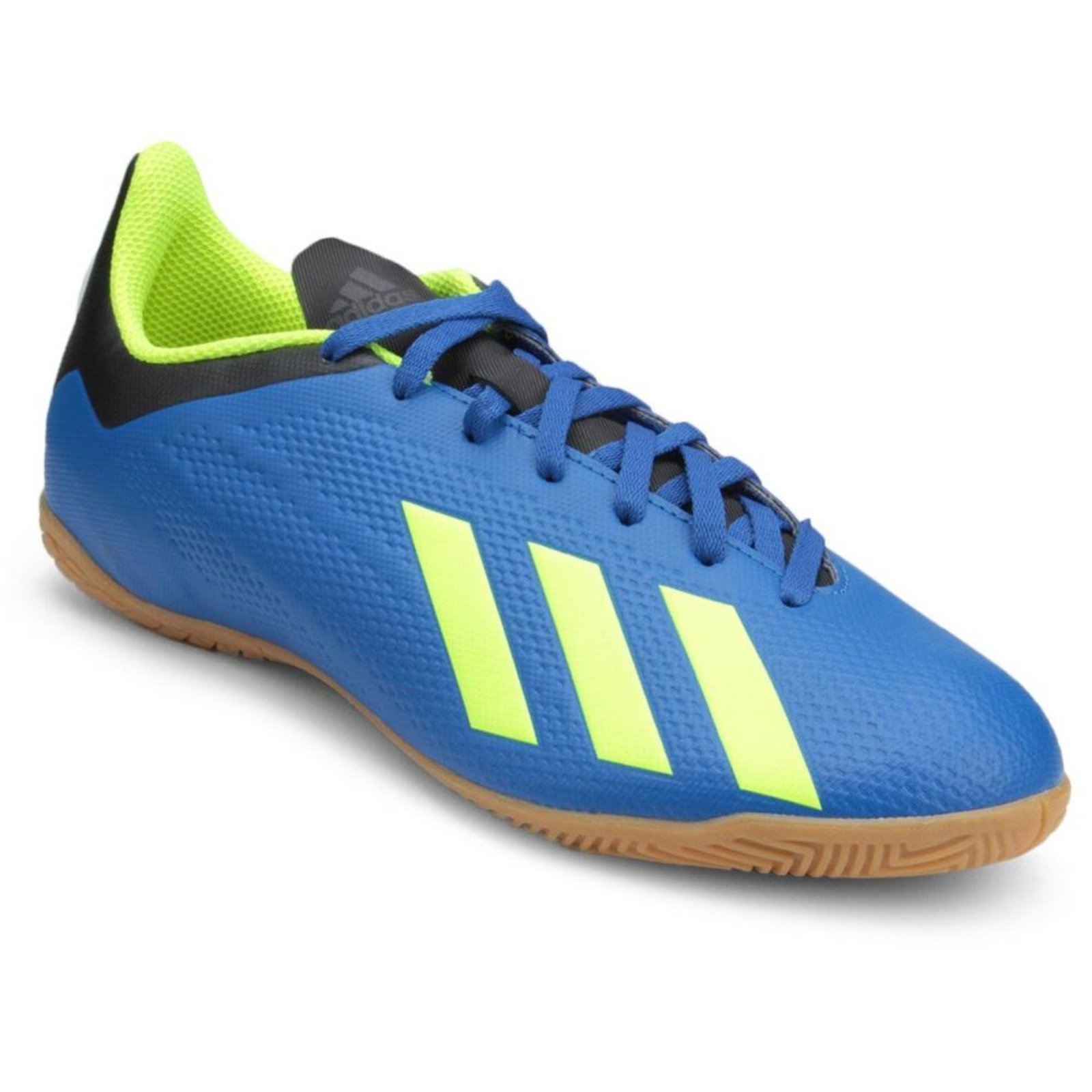 tenis futsal adidas amarelo