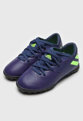 Chuteira adidas Performance Menino Nmz Messi 19 3 Tf Jr Azul Menor preço em Chuteira adidas Performance Menino Nmz Messi 19 3 Tf Jr Azul