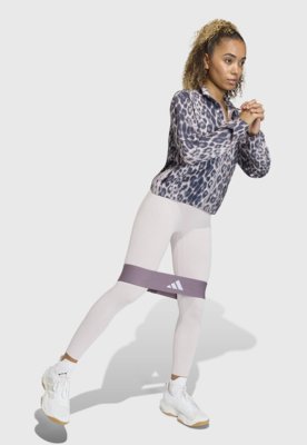 Jaqueta Feminina adidas Performance Animal Print Rosa