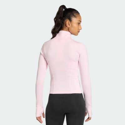 Jaqueta Zíper Optime Essentials adidas Performance Rosa