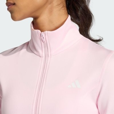 Jaqueta Zíper Optime Essentials adidas Performance Rosa
