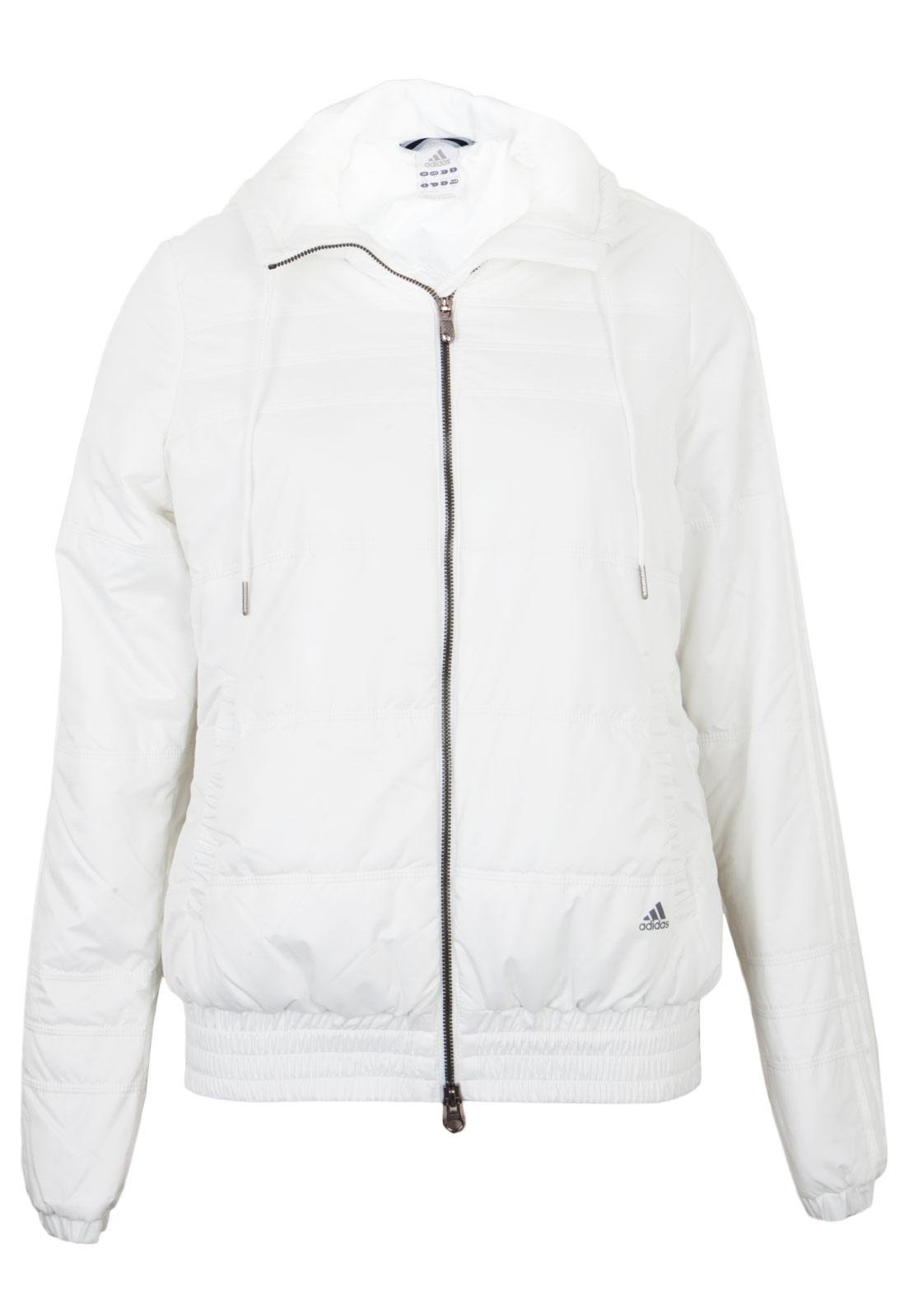 jaqueta branca adidas