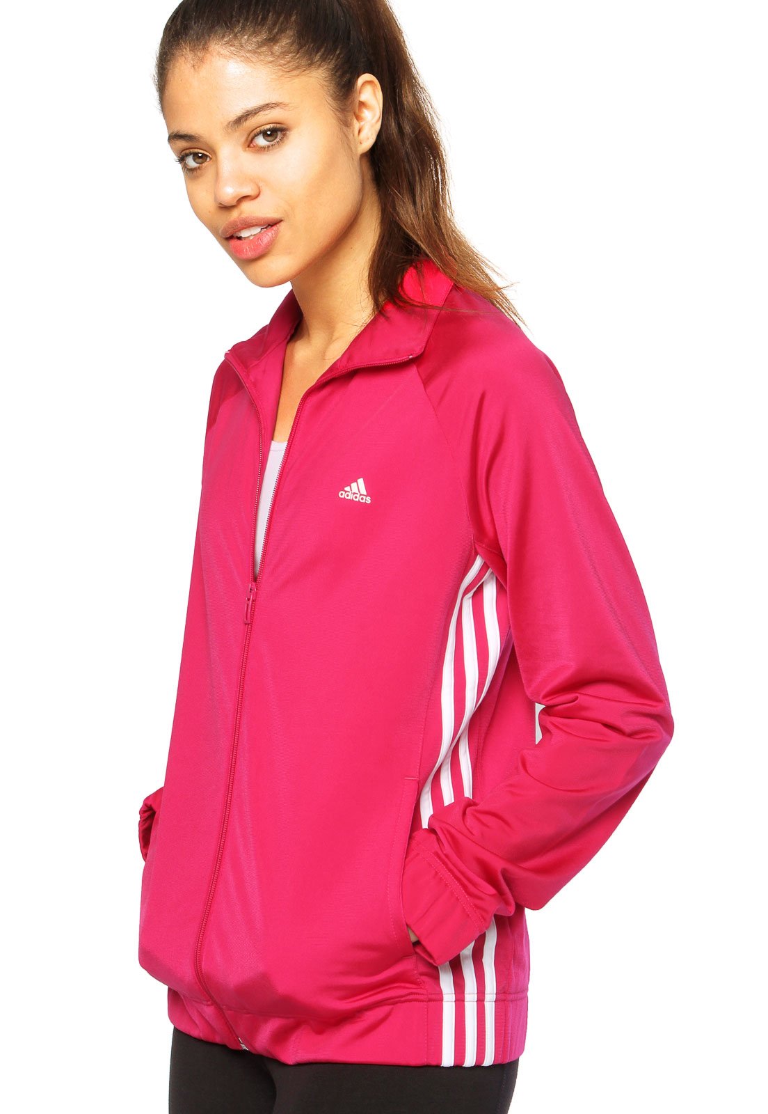 Jaqueta Adidas Treino Feminino HE7159 - Rosa/Preto - Botoli Esportes:  Tênis, Roupas e Acessórios Esportivos