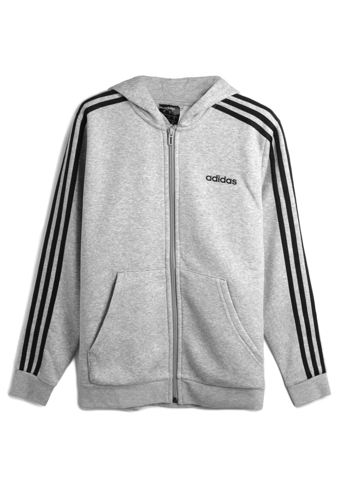 jaqueta adidas cinza