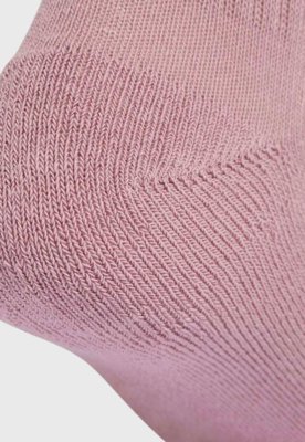 Kit 3 Meia adidas Performance Cano Médio Lin Crew Rosa
