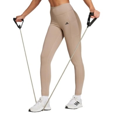 Legging 7/8 Optime Rib adidas Performance Marrom