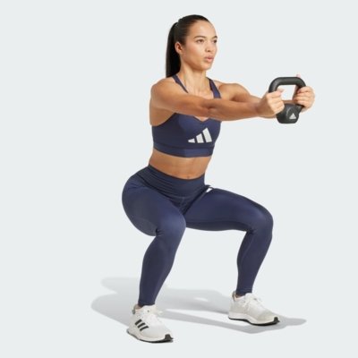 Legging Train Essentials Big Logo Full-Length adidas Performance Azul