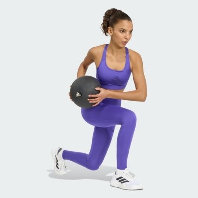 Legging Train Essentials Big Logo Full-Length adidas Performance Roxo
