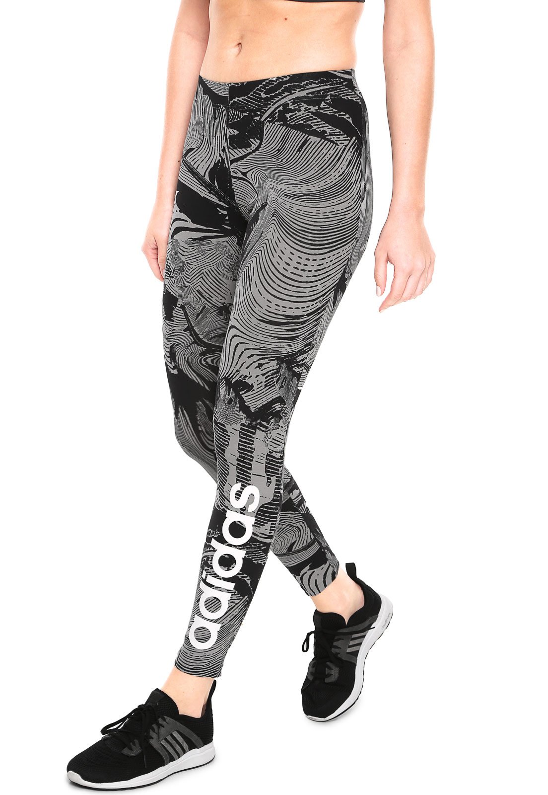 adidas Performance Yga St Aop Tgt - Leggings & Tights