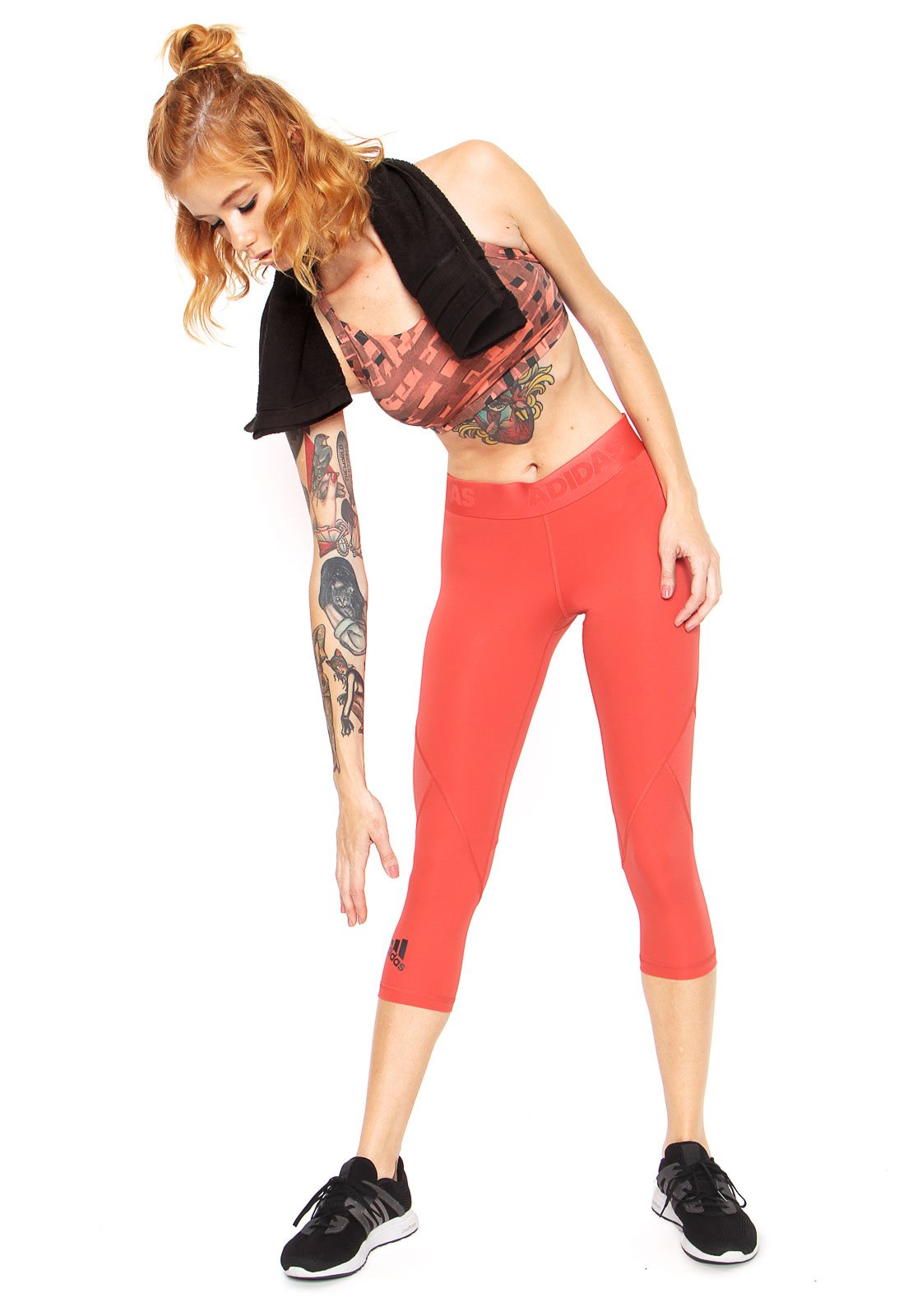 adidas coral leggings