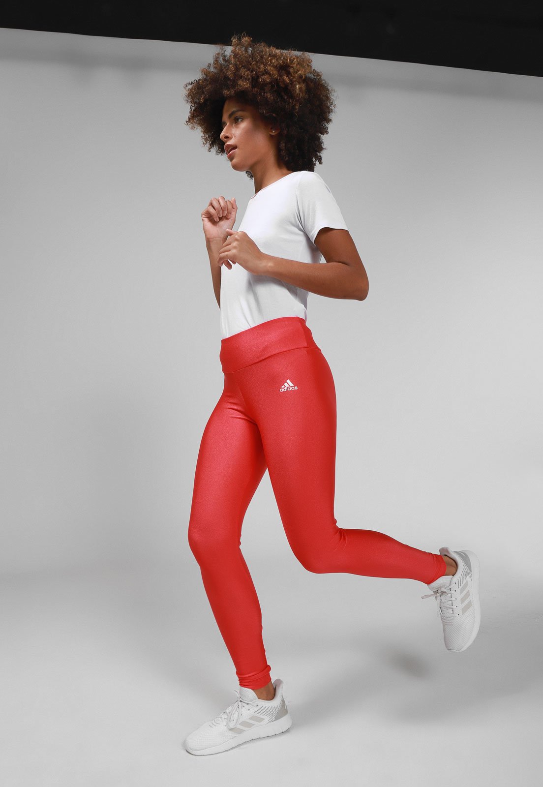 Legging adidas Performance Solid Lam Vermelha - Compre Agora