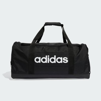Mala Duffel Linear Média adidas Performance Preto