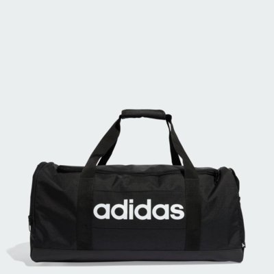 Mala Duffel Linear Média adidas Performance Preto