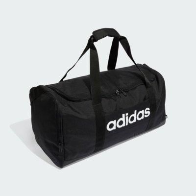 Mala Duffel Linear Média adidas Performance Preto