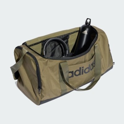 Mala Duffel Linear Média adidas Performance Verde