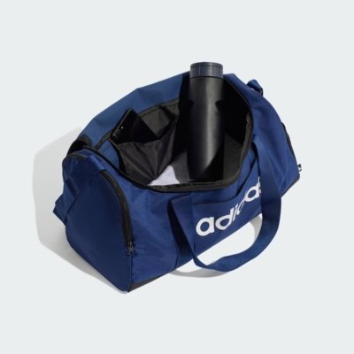 Mala Duffel Pequena Linear adidas Performance Azul