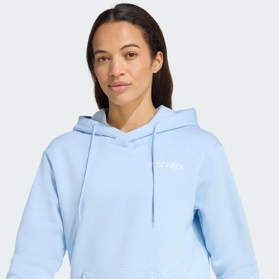 Moletom Capuz Terrex Multi Small Logo adidas Performance Azul