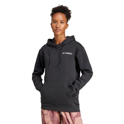 Moletom Capuz Terrex Multi Small Logo adidas Performance Preto