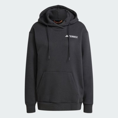 Moletom Capuz Terrex Multi Small Logo adidas Performance Preto