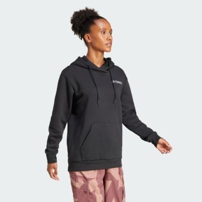 Moletom Capuz Terrex Multi Small Logo adidas Performance Preto