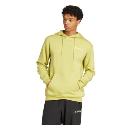 Moletom Capuz Terrex Multi Small Logo adidas Performance Verde