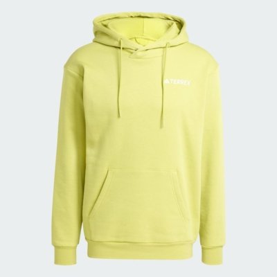 Moletom Capuz Terrex Multi Small Logo adidas Performance Verde