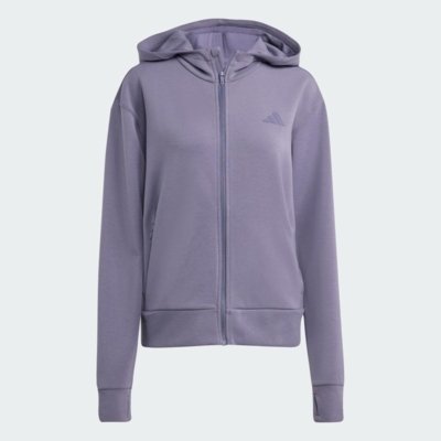 Moletom Capuz Zíper Designed 4 Training adidas Performance Roxo